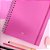 Caderno Smart Universitário 10 Matérias com Folhas Tira e Põe DAC Vision Rosa - Imagem 2