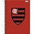 CADERNO ESPIRAL CAPA DURA UNIVERSITÁRIO 12 MATÉRIAS FLAMENGO 192 FOLHAS - Imagem 4