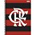 CADERNO ESPIRAL CAPA DURA UNIVERSITÁRIO 12 MATÉRIAS FLAMENGO 192 FOLHAS - Imagem 1