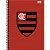 CADERNO ESPIRAL CAPA DURA UNIVERSITÁRIO 20 MATÉRIAS FLAMENGO 160 FOLHAS - Imagem 10