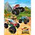 CADERNO BROCHURA CAPA DURA UNIVERSITÁRIO HOT WHEELS MONSTER TRUCKS 80 FOLHAS - Imagem 3