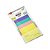 Bloco smart notes 76x76mm - transparente pastel - 40fls - 4blocos - Imagem 1