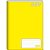 CADERNO BROCHURA GRANDE CAPA DURA STIFF AMARELO 48 FOLHAS - Imagem 1