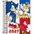 Agenda Espiral Diária 11,7 x 16,4 cm Sonic 2027 - Imagem 2