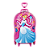 Mala Infantil Disney Princesas Cinderela Rosa Maxtoy Diplomata com Rodinha Tripla - Imagem 1