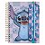 Estojo com elástico para fixar em caderno Disney Stitch - Imagem 2