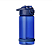 Garrafa plástica com canudo 500ml azul marinho - BRW - Imagem 1