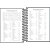 Agenda Espiral Diária 14,0 x 20,0 cm Spice Preta 2026 - Imagem 3