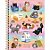 Caderno Espiral Capa Dura Universitário 1 Matéria Purrfect Cats 80 Folhas - Imagem 1