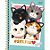 Caderno Espiral Capa Dura Universitário 1 Matéria Purrfect Cats 80 Folhas - Imagem 4