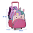 Mochila de Rodinhas Pequena Unicórnio Clio 13" - Unidade - Imagem 4