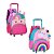 Mochila de Rodinhas Pequena Unicórnio Clio 13" - Unidade - Imagem 1