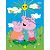Caderno Brochura Capa Dura Universitário Peppa Pig 80 Folhas - Imagem 4