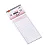 BLOCO SMART NOTES 60X120MM - ROSA PAUTADO C/ BASE IMÃ - 30FLS - 1BLOCO - BRW - Imagem 1