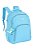 Mochila Laptop Up4You Crinkle MJ49133 Azul - Imagem 1