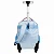 Mochila Carrinho com 4 Rodas Sestini Rolling Hydroblock Sky 360° - Azul - Imagem 6