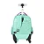 Mochila Carrinho com 4 Rodas Sestini Rolling Crinkle 2 Azul 360° - Turquesa - Imagem 9