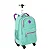Mochila Carrinho com 4 Rodas Sestini Rolling Crinkle 2 Azul 360° - Turquesa - Imagem 1