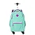 Mochila Carrinho com 4 Rodas Sestini Rolling Crinkle 2 Azul 360° - Turquesa - Imagem 3