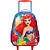 Mochilete com Rodas Escolar 40cm Princesa Disney Ariel Metálica - Imagem 2