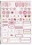 Caderno Universitário 10 Matérias Capa Dura Rosa Rose - Imagem 5