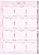 Caderno Universitário 10 Matérias Capa Dura Rosa Rose - Imagem 8