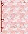 Caderno Colegial Argolado Rosa Rose 160 Folhas - Imagem 2