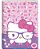CADERNO BROCHURA GRANDE CAPA DURA HELLO KITTY 80 FOLHAS - Imagem 2