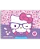 Caderno Cartografia Hello Kitty Capa Dura 80 Folhas - Imagem 1