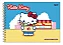 Caderno Cartografia Hello Kitty Capa Dura 80 Folhas - Imagem 2