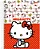Caderno Universitário Capa Dura Hello Kitty 10 Matérias 160 Folhas - Imagem 3