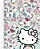 Caderno Universitário Capa Dura Hello Kitty 10 Matérias 160 Folhas - Imagem 1