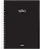 Caderno Universitário Capa Dura Stilo Preto 20 Matérias 320 Folhas - Imagem 1