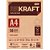 Papel Kraft A4 Multiuso 180g com 50fls - Imagem 1