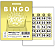 Bloco para Bingo Amarelo 90 x 112 mm com 96 Folhas - Animativa - Imagem 1