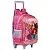Mochila de Rodinhas com Alças Frente Organizadora 40cm Princesas Disney - Imagem 3