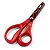 Tesoura Escolar Flamengo 13,5cm Infantil - Unidade - Imagem 2