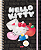 CADERNO NEO COLLEGE 1 MATERIA 80 folhas – HELLO KITTY - Imagem 1