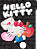CADERNO NEO UNIVERSITÁRIO 1 MATÉRIA 80 folhas – HELLO KITTY - Imagem 3