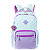 Mochila Grande 2 Compartimentos Sestini College Crinkle 4 - Blueberry - Imagem 3
