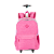Mochila Carrinho Externo Sestini Rolling Crinkle 2 Double Rosa - Pink - Imagem 3