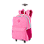 Mochila Carrinho Externo Sestini Rolling Crinkle 2 Double Rosa - Pink - Imagem 2