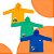 Capa De Chuva Infantil P/ Crianças Tamanho G Com Touca Boys - Sortidos - Imagem 1