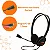 Fone De Ouvido Call Center Hs100 Preto OEX - Imagem 5