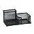 Organizador Aramado 3 compartimentos preto - BRW - Imagem 1