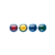 Aquarela Mega Acqua Color - 12 Cores + 4 Cores Refil - Tris - Imagem 3
