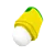Apontador Duplo com Depósito + Borracha Player Brasil Cart C/1 un -Tris - Imagem 3