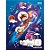 Caderno Quadriculado 1x1 cm Brochura Capa Dura Spice Kids 40 Folhas - Imagem 1