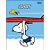 Caderno Brochura Capa Dura Universitário Snoopy 80 Folhas - Imagem 3