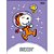 Caderno Brochura Capa Dura Universitário Snoopy 80 Folhas - Imagem 2
